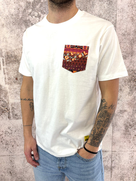 T-Shirt bianca taschino fantasia 66w