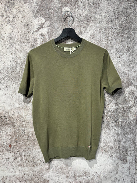 T-Shirt in maglia m/m militare
