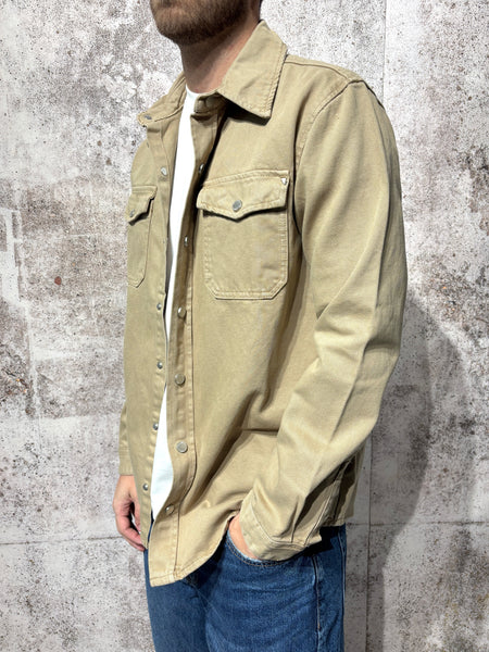 Camicia jeans camel