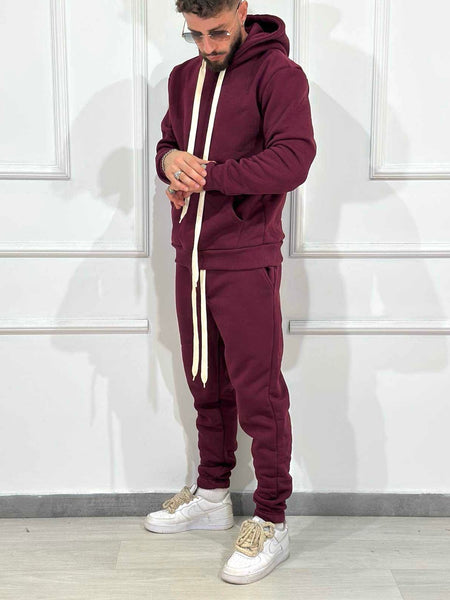 Completo tuta bordeaux