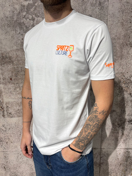 T-Shirt bianca Spritz Culture