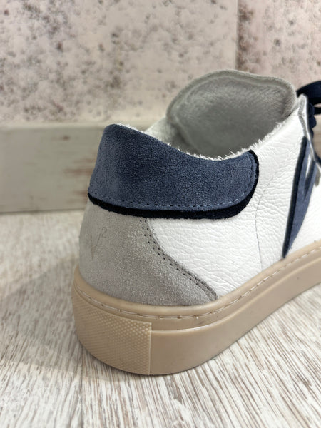 Sneakers Olympic bianca/jeans/blu