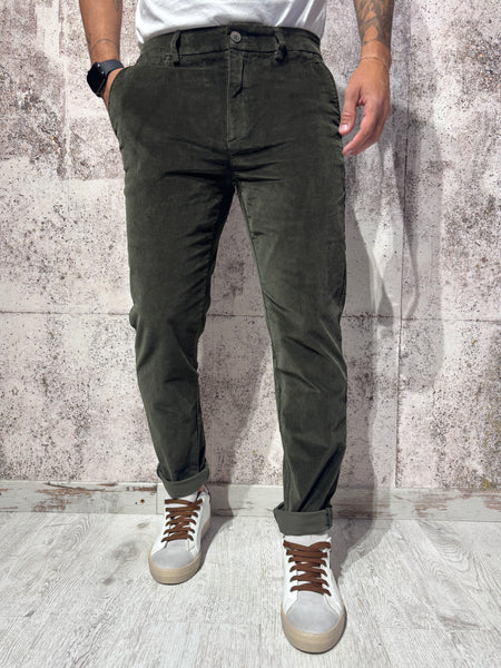 Pantalone chino velluto militare Tahoma