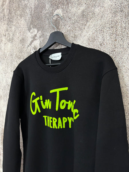 Felpa nera Gin Tonic therapy