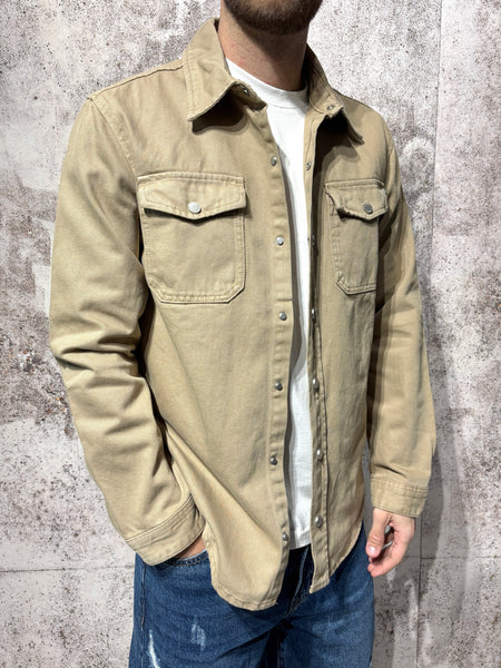 Camicia jeans camel