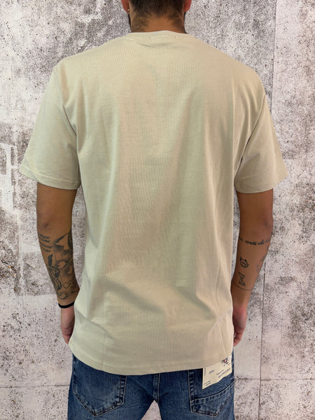 T-Shirt beige taschino velluto