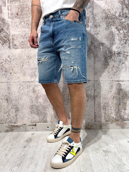 Denim shorts style GL09