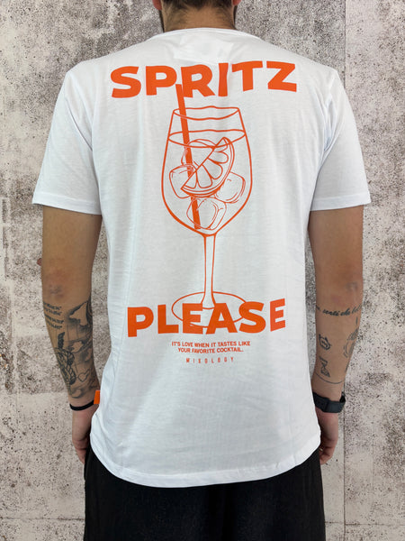 T-Shirt bianca Spritz Please
