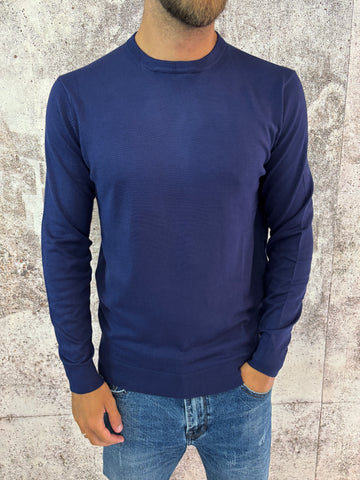 Maglioncino basic blu navy