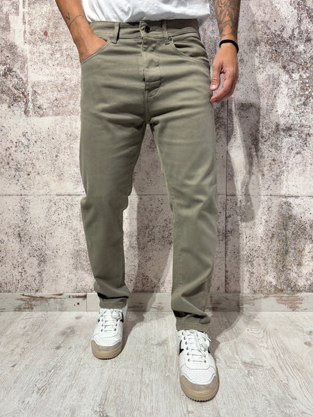 Jeans beige Carrot fit P12