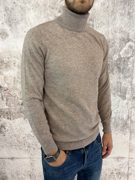 Dolcevita beige misto cashmere