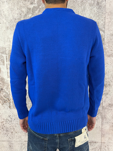 Maglione blu royal Gin Tonic Therapy