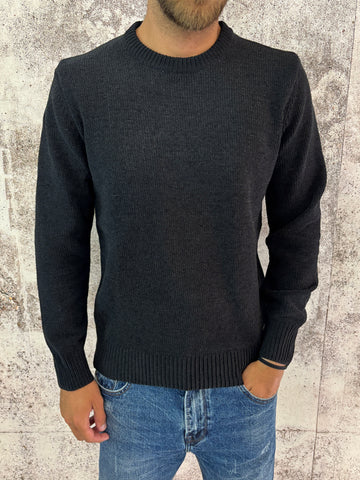 Maglione ciniglia nero