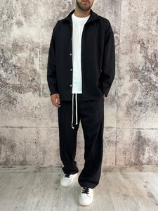 Completo nero camicia/pantalone
