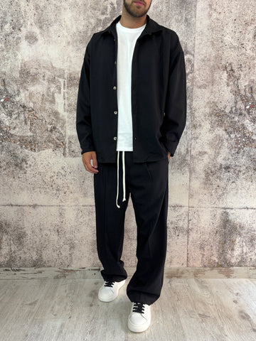 Completo nero camicia/pantalone