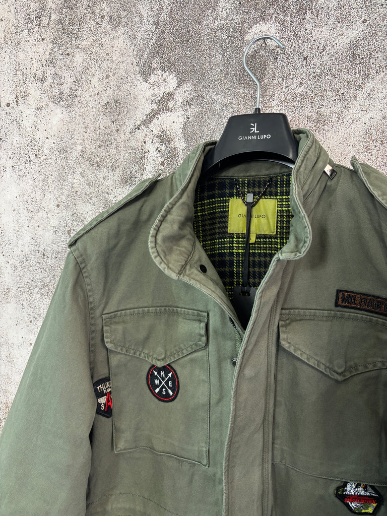 Field jacket militare con patch Onlyone Store - Main Image