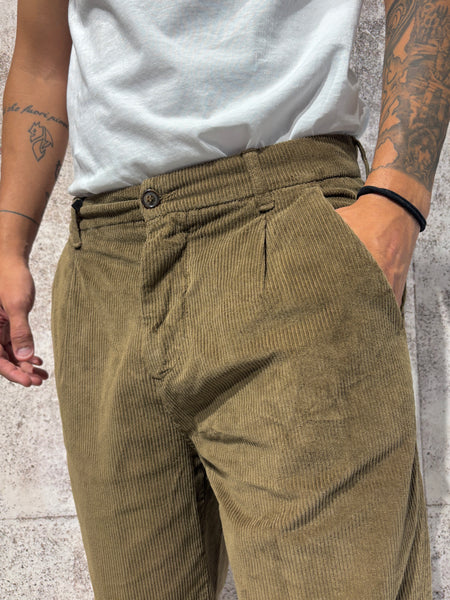 Pantalone velluto cognac art. GL21847