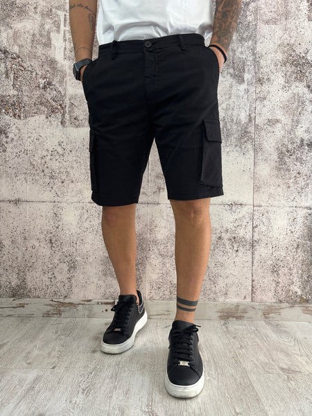 Bermuda cargo nero