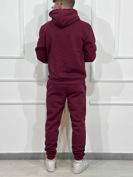 Completo tuta bordeaux