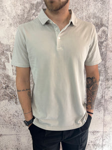 Polo cotone tinto capo beige