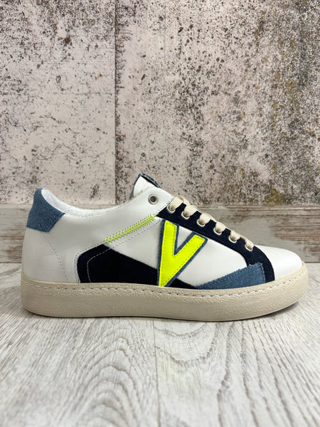 Sneakers Pablito logo giallo fluo