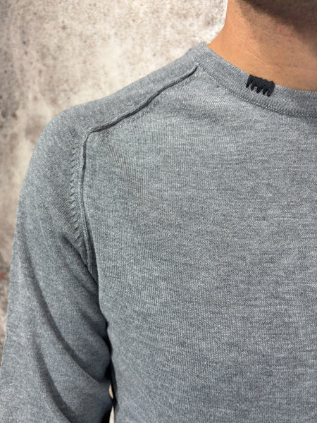 Maglioncino girocollo grigio art. 35232