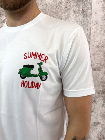 T-Shirt bianca Summer Holiday