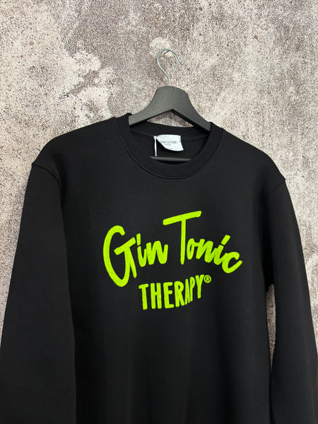 Felpa nera Gin Tonic therapy
