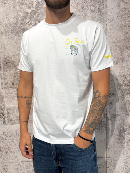 T-Shirt bianca Gin Tonic