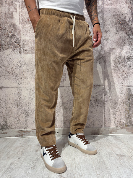 Pantalaccio velluto costine cammello art. P66