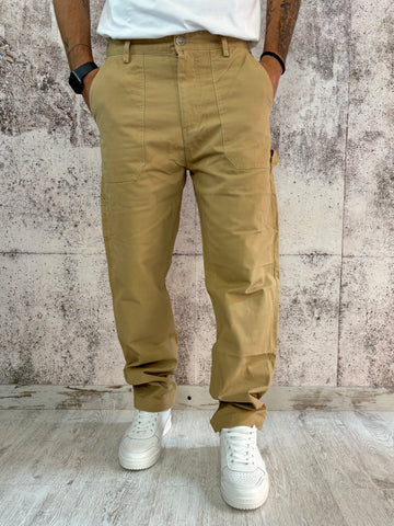 Pantalone work camel