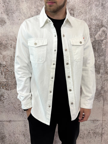 Camicia jeans bianca