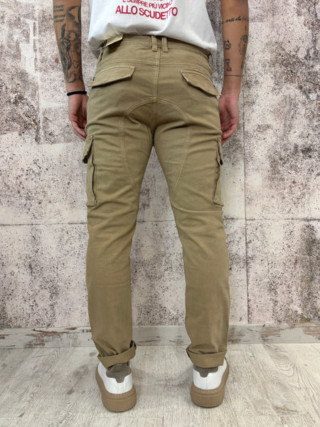 Pantalone cargo camel GL63