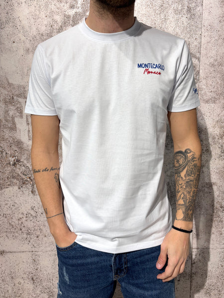T-Shirt bianca Montecarlo