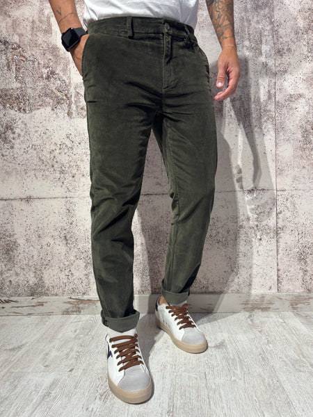 Pantalone chino velluto militare Tahoma