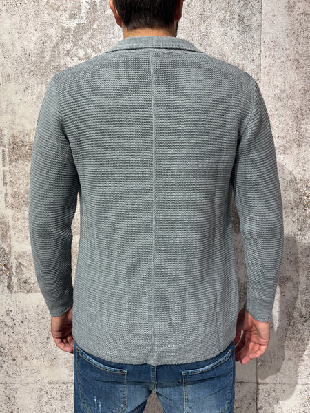 Giacca cardigan grigia art.M28