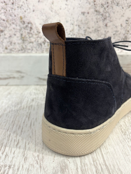 Polacchino camoscio blu