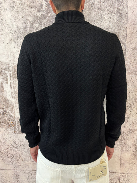 Dolcevita treccine nero