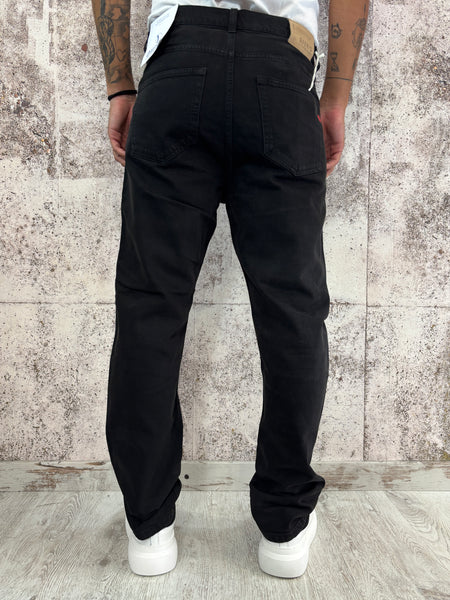 Jeans straight fit nero