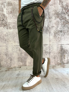 Pantalaccio militare tessuto jeans