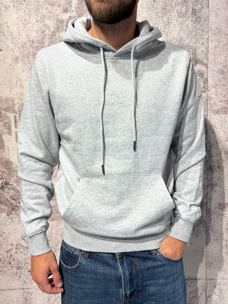 Felpa cappuccio grigia art. GL2242