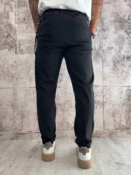 Pantalone pince nero