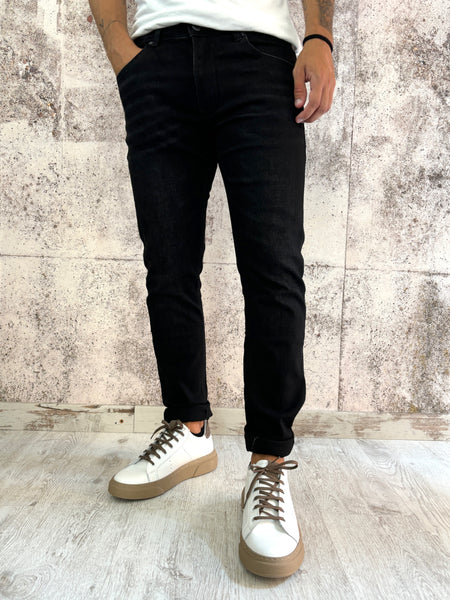 Jeans nero Slim Fit elasticizzato