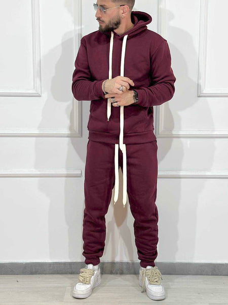 Completo tuta bordeaux