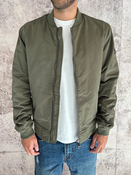 Giubbotto bomber verde militare