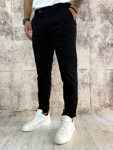 Pantalone chino nero Slim fit