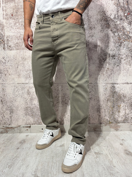 Jeans beige Carrot fit P12