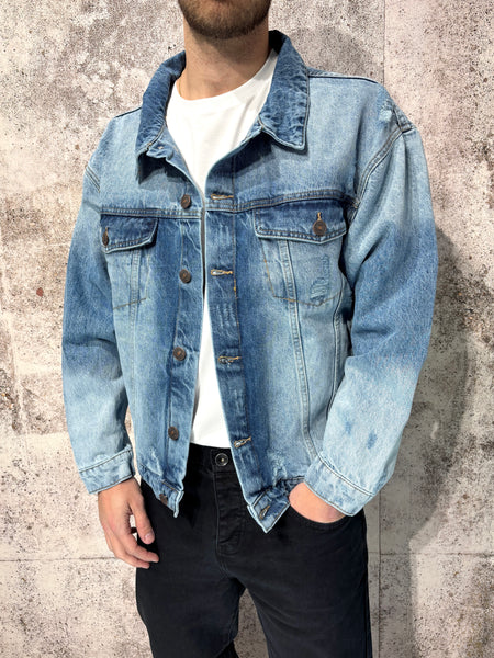 Giubbino jeans relaxed fit