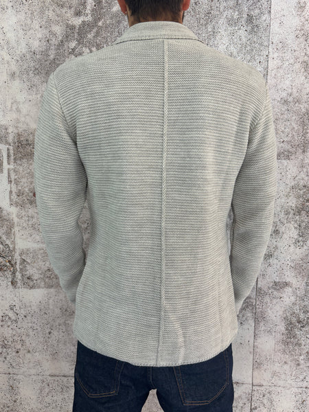 Giacca in maglia beige