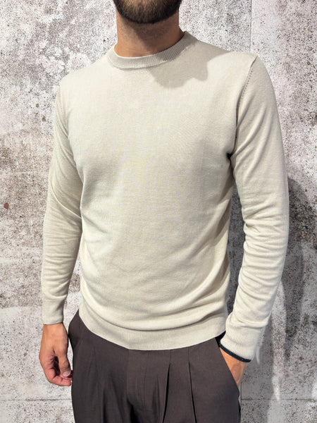 Maglioncino basic beige art. M01